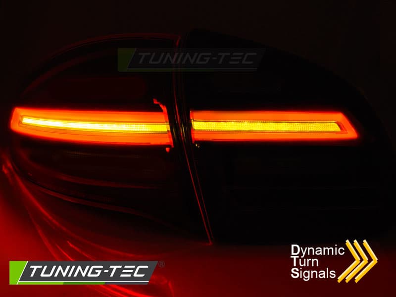 Zadné svetlá Porsche Cayenne 10-15 LED Red Smoke Black – náhľad 3