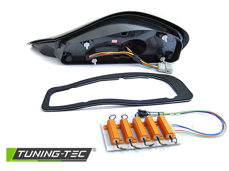 Zadné svetlá Porsche Boxster 96-04 Red LED Dynamic Black – náhľad 4