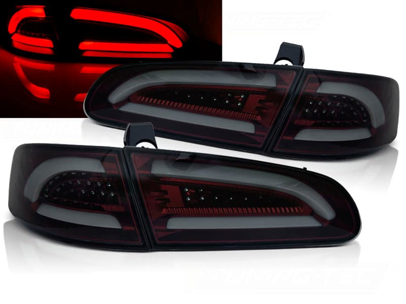 Zadné svetlá Seat Ibiza 02-08 Red LED BAR Smoke