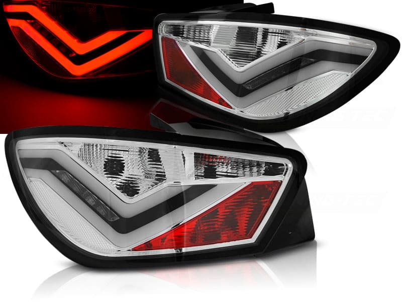 Zadné svetlá Seat Ibiza 6J 08-12 LED BAR 3D Chrome
