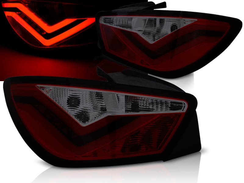 Zadné svetlá Seat Ibiza 6J 08-12 LED BAR 3D Red Smoke