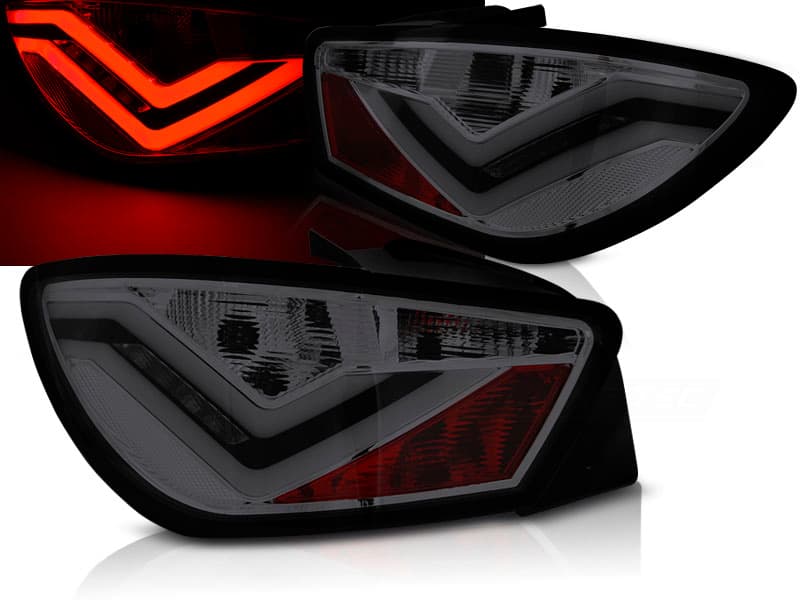 Zadné svetlá Seat Ibiza 6J 08-12 LED BAR 3D Smoke