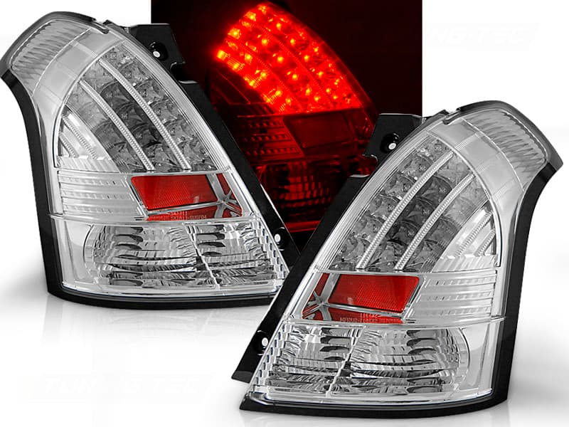 Zadné svetlá Suzuki Swift ZC11S 05-10 LED Chrome