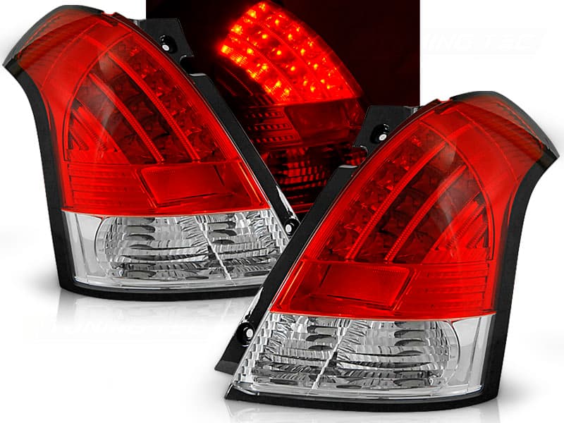 Zadné svetlá Suzuki Swift ZC11S 05-10 Red LED