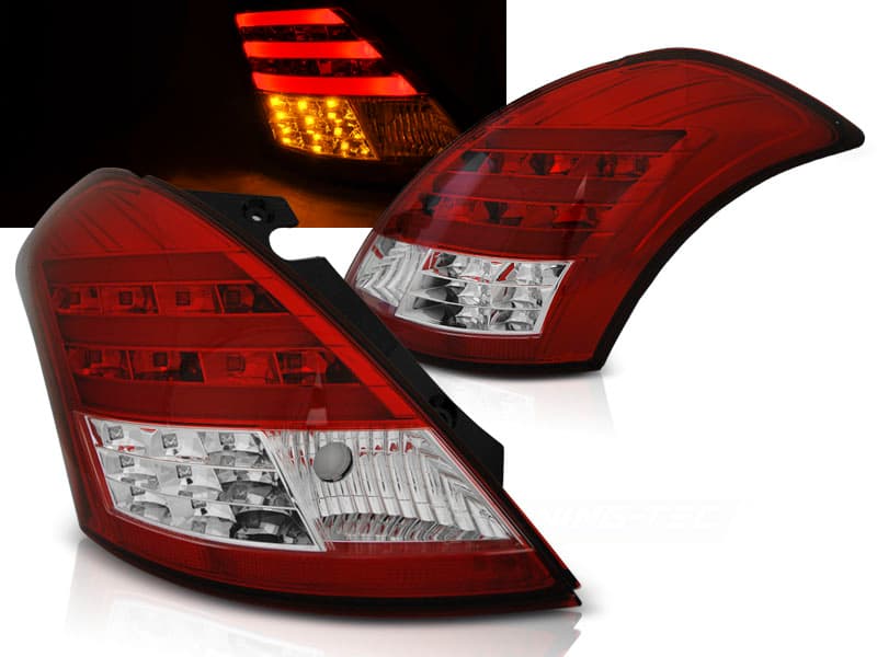 Zadné svetlá Suzuki Swift 5 10- LED BAR Red White