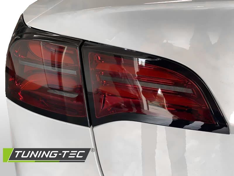Zadné svetlá Tesla Model 3 Y LED Dynamic Red Smoke – náhľad 2