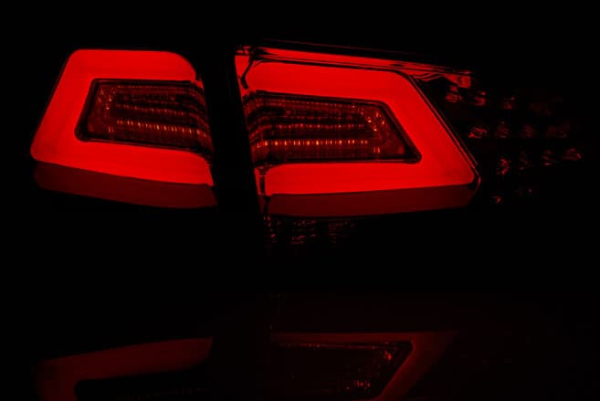 Zadné svetlá VW Golf 7 Red LED BAR Smoke – náhľad 2