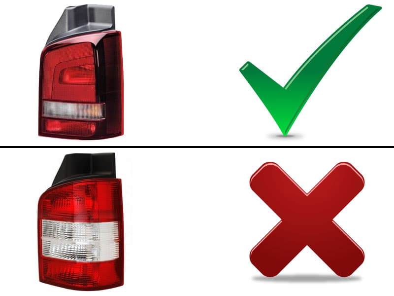 Zadné svetlá VW T5 10-15 LED BAR Black (výklopné dvere) – náhľad 2