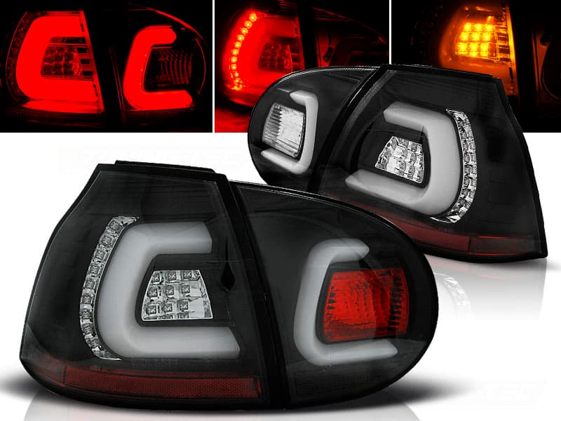 Zadné svetlá VW Golf 5 Hatchback LED BAR Black