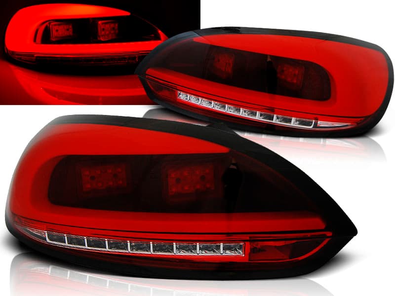 Zadné svetlá VW Scirocco LED BAR Red White