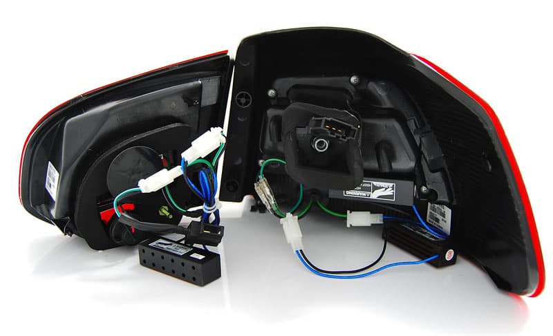Zadné svetlá VW Golf 6 LED BAR Smoke - D1 – náhľad 3