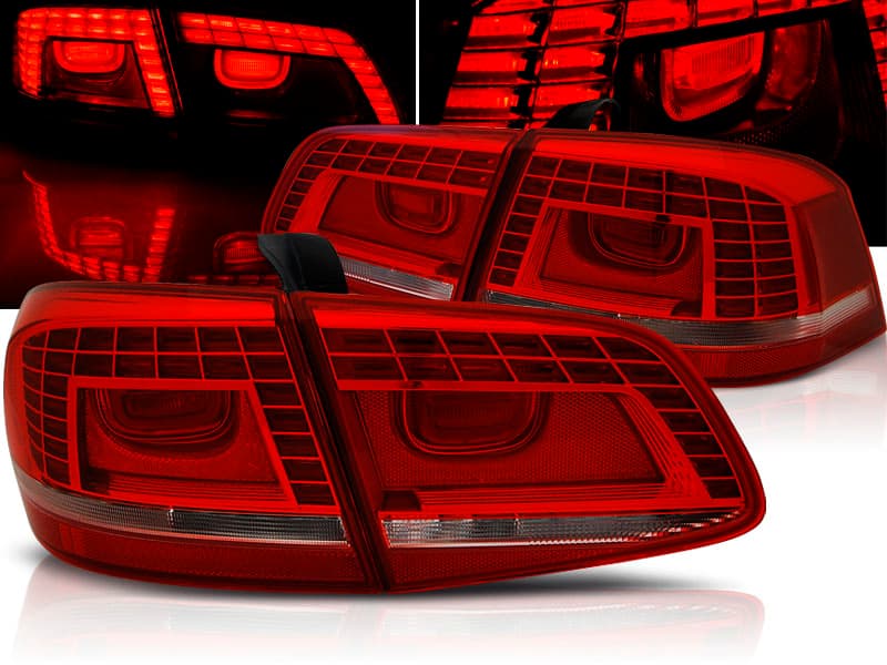Zadné svetlá VW Passat B7 10-14 Sedan LED Red White