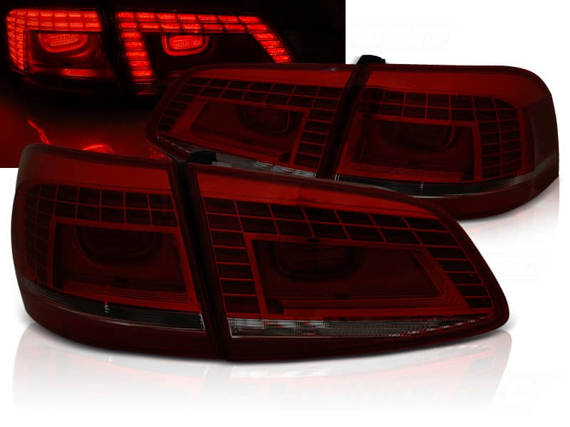 Zadné svetlá VW Passat B7 Variant 10-14 LED Red Smoke