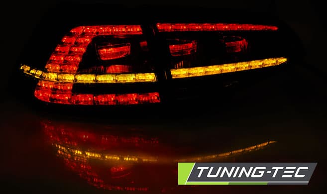 Zadné svetlá VW Golf 7 GTI Look LED Red White – náhľad 4
