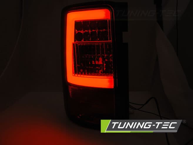 Zadné svetlá VW Caddy 03-14 LED BAR Red Smoke – náhľad 2