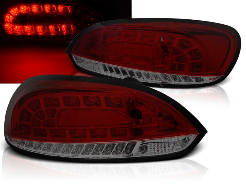 Zadné svetlá VW Scirocco 3 LED Red Smoke - I2