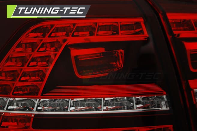 Zadné svetlá VW Golf 7 GTI Look Dynamic Red White – náhľad 2