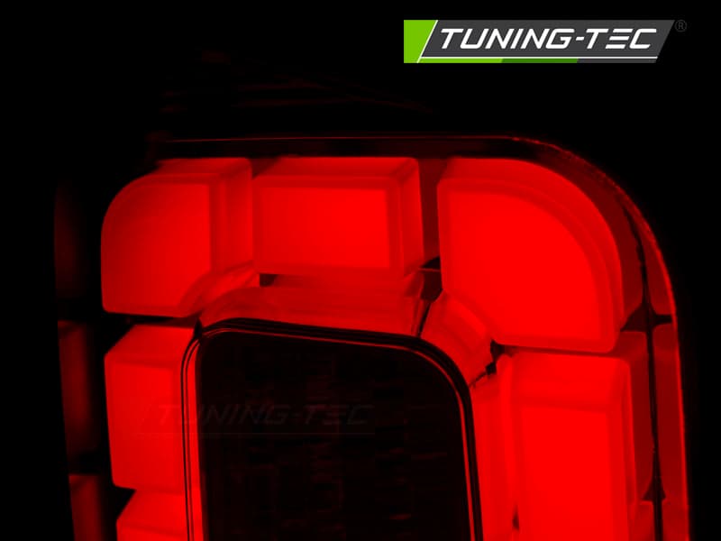 Zadné svetlá VW T6 LED Red Smoke (dvojité dvere) – náhľad 3