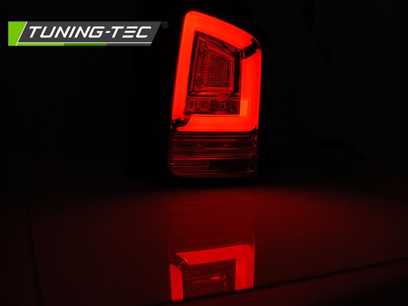 Zadné svetlá VW T6 LED BAR Dynamic Red Smoke (dvojité dvere) – náhľad 3