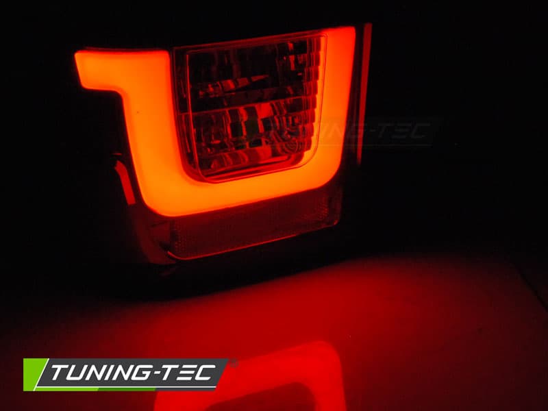 Zadné svetlá VW T4 90-03 LED BAR Red White – náhľad 2