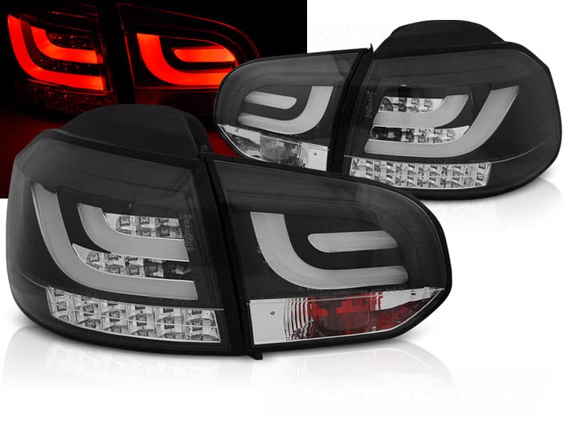 Zadné svetlá VW Golf 6 LED BAR Black
