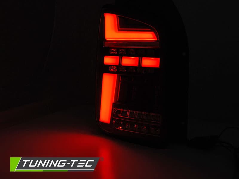 Zadné svetlá VW T5 03-09 Full LED Black (dvojité dvere) – náhľad 2