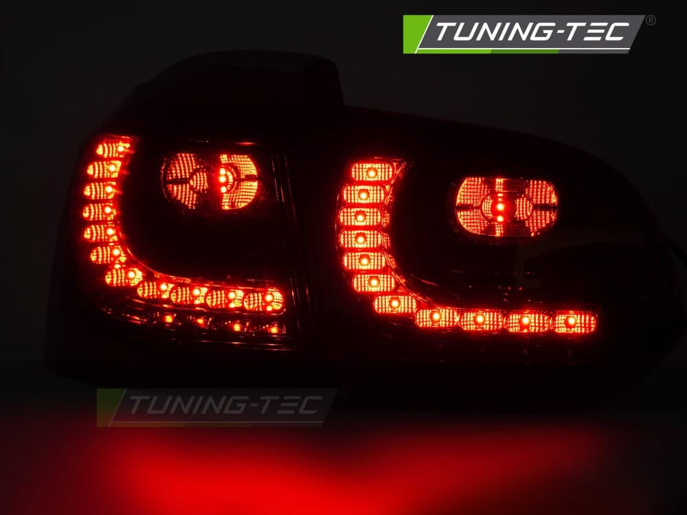 Zadné svetlá VW Golf 6 LED Dynamic Red White – náhľad 2