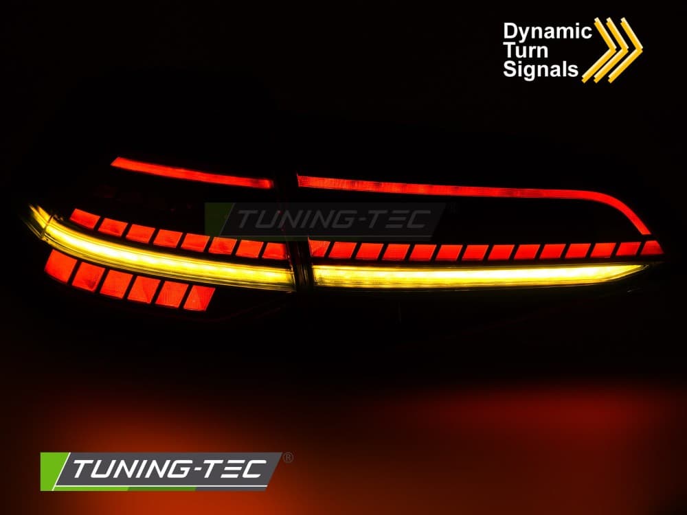 Zadné svetlá VW Golf 7 13-19 Hatchback Red LED Dynamic – náhľad 3