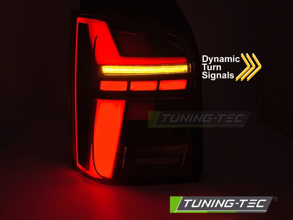Zadné svetlá VW T5 03-15 Red WL LED BAR (výklopné dvere) – náhľad 3