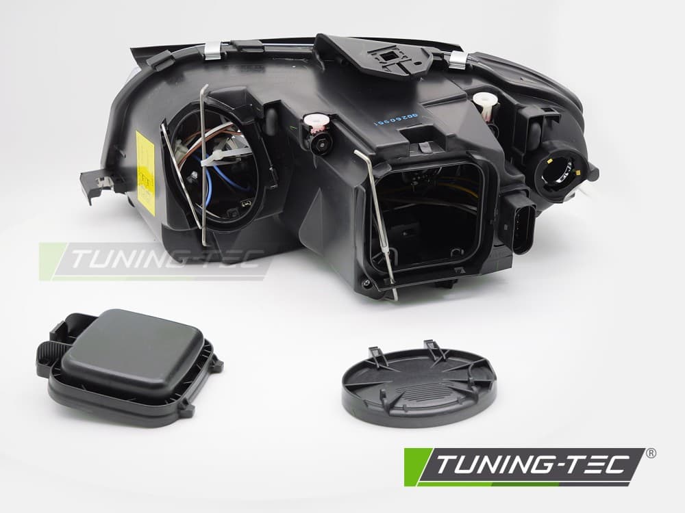 Predné svetlá Audi A3 8P Angel Eyes Black – náhľad 3