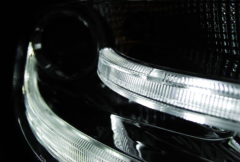 Predné svetlá Audi A4 B8 08-11 TRU-DRL Xenón Chrome – náhľad 3
