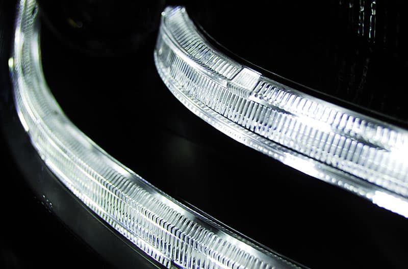 Predné svetlá Audi A4 B8 08-11 TRU-DRL Xenón Black – náhľad 3