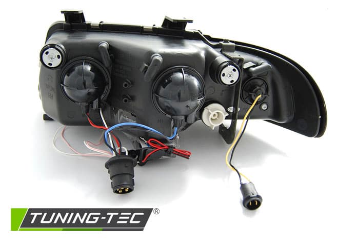 Predné svetlá Audi A4 94-98 CCFL Angel Eyes Chrome – náhľad 3