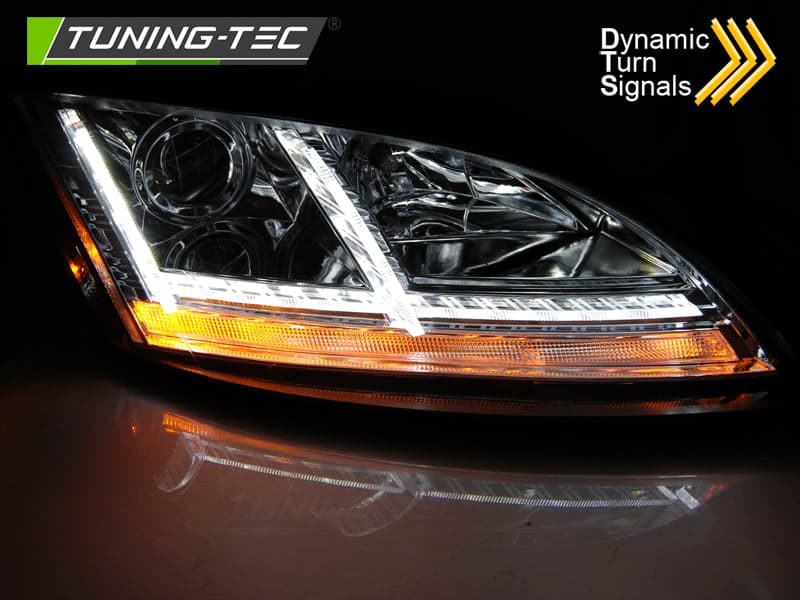 Predné svetlá Audi TT 8J 06-10 Xenón LED Dynamic Chrome – náhľad 6