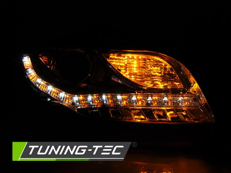 Predné svetlá Audi A4 B7 04-08 DE Chrome – náhľad 2