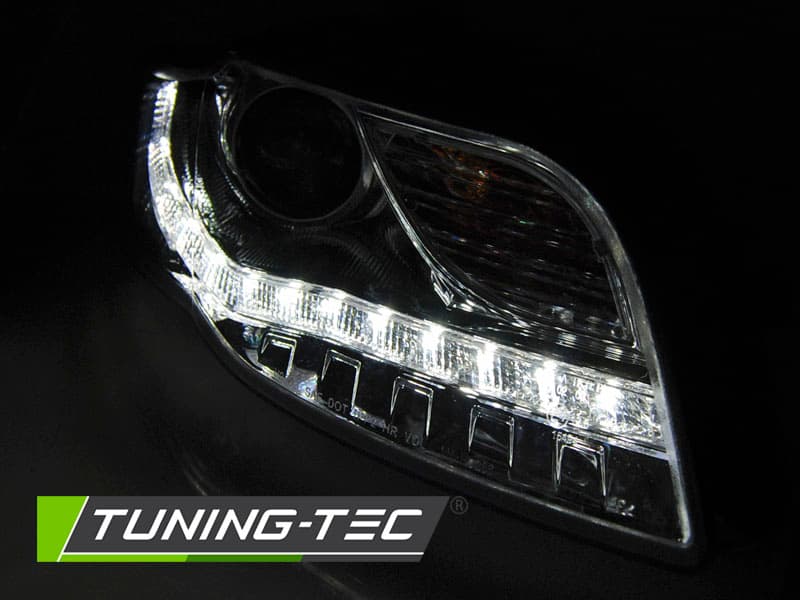 Predné svetlá Audi A4 B7 04-08 DE Chrome – náhľad 4