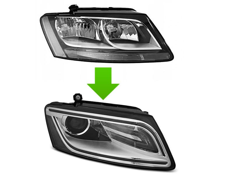 Predné svetlá Audi Q5 12-17 True DRL – náhľad 5