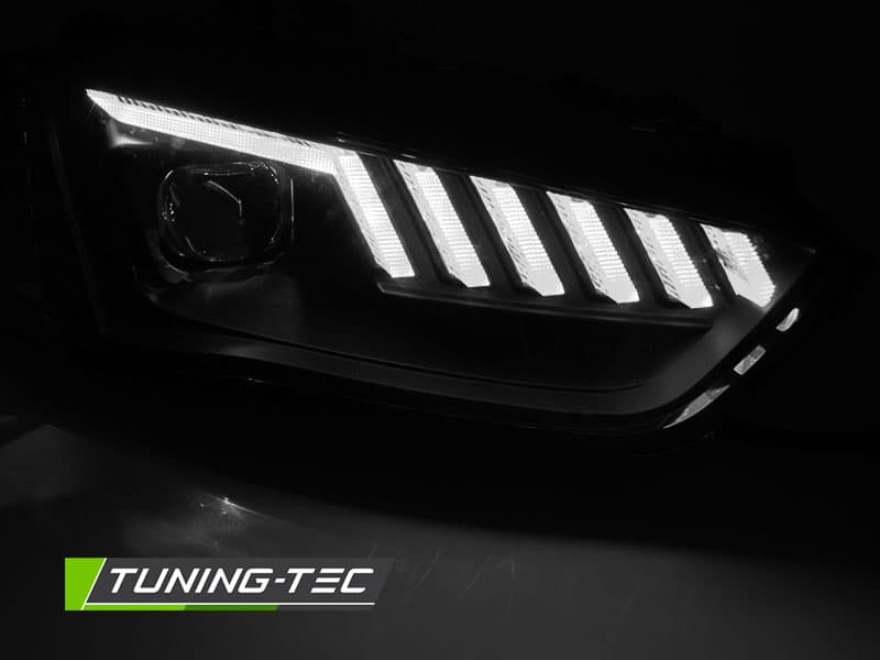 Predné svetlá Audi A4 B8 12-15 Xenón Dynamic Black – náhľad 2