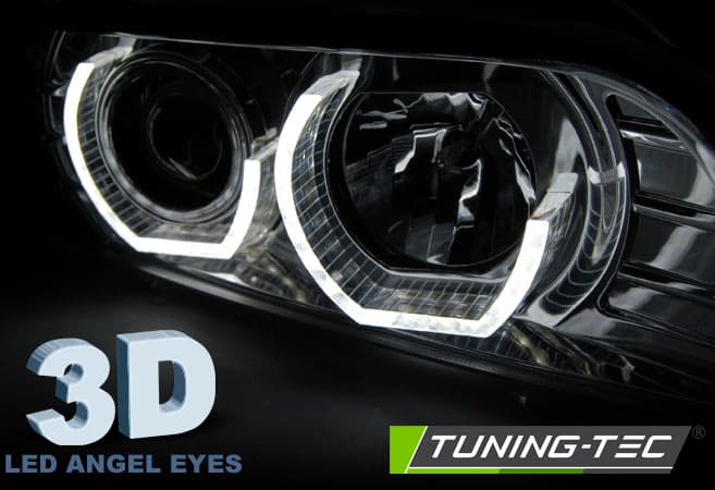 Predné svetlá BMW E39 3D LED Chrome – náhľad 3