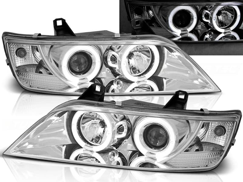Predné svetlá BMW Z3 96-02 Angel Eyes Chrome