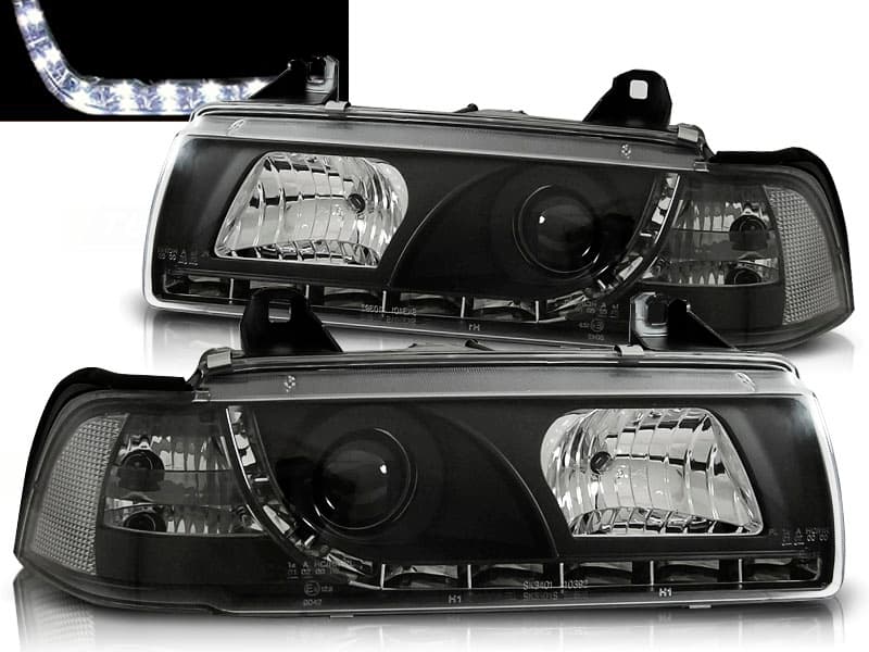 Predné svetlá BMW E36 DE Black