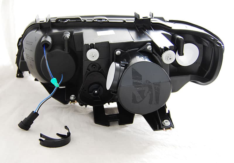 Predné svetlá BMW E53 X5 99-03 Xenón Angel Eyes Black - C5 – náhľad 2