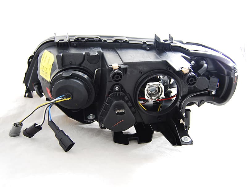 Predné svetlá BMW E53 X5 99-03 Angel Eyes Black - D2 – náhľad 2