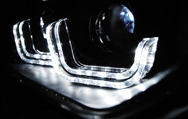 Predné svetlá BMW F30/F31 11-15 U- Xenón LED BAR – náhľad 2