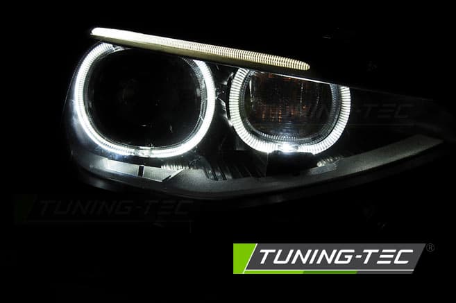 Predné svetlá BMW F20 F21 11-14 DRL Black – náhľad 2