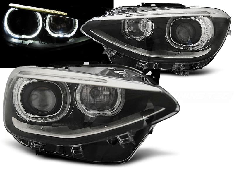 Predné svetlá BMW F20 F21 11-14 DRL Black