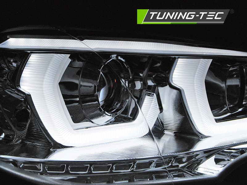 Predné svetlá BMW X5 E70 07-13 Halogen Chrome – náhľad 2