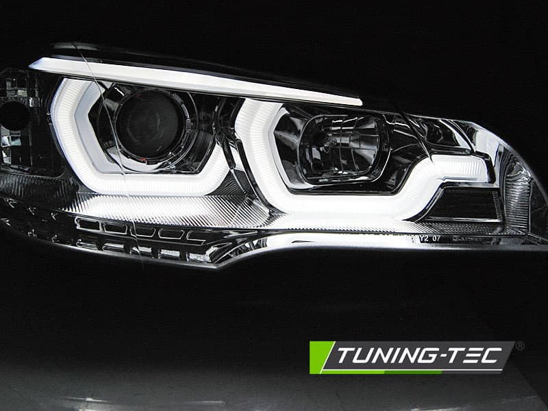 Predné svetlá BMW X5 E70 07-13 Halogen Chrome – náhľad 3