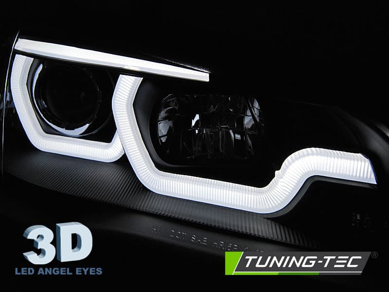 Predné svetlá BMW X5 E70 07-13 Halogen Black – náhľad 3
