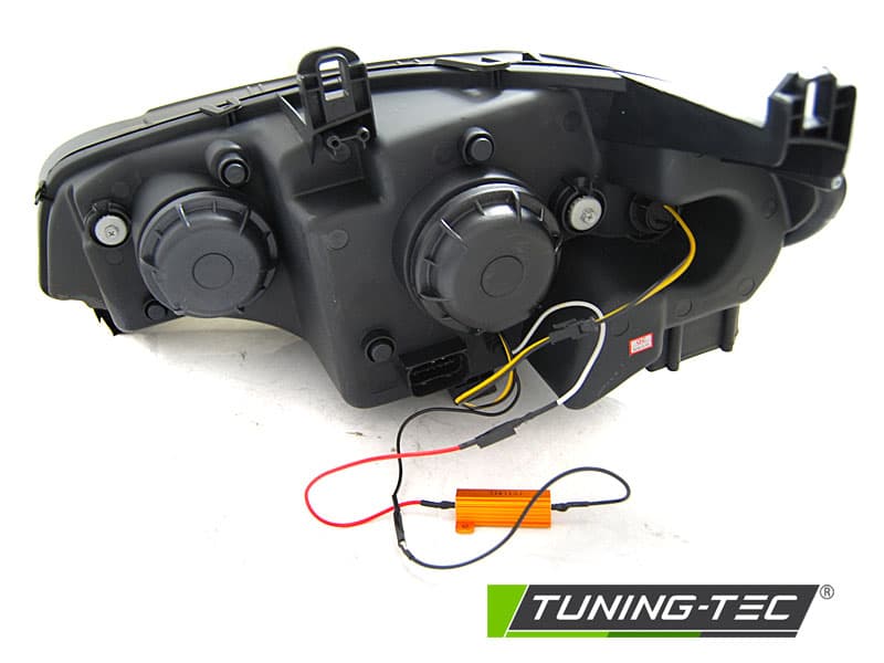 Predné svetlá BMW X5 E70 07-13 Halogen Black – náhľad 4